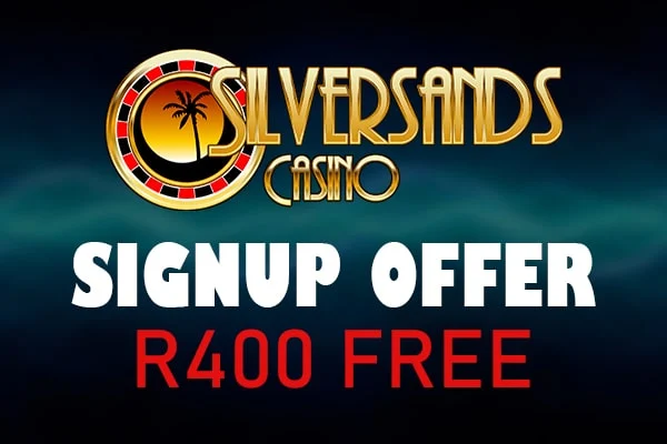 SilverSands Casino R400 signup offer